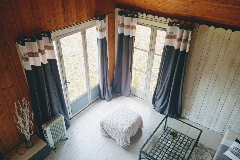 Chalet En Foret, Brame Du Cerf Valpuiseaux Buitenkant foto