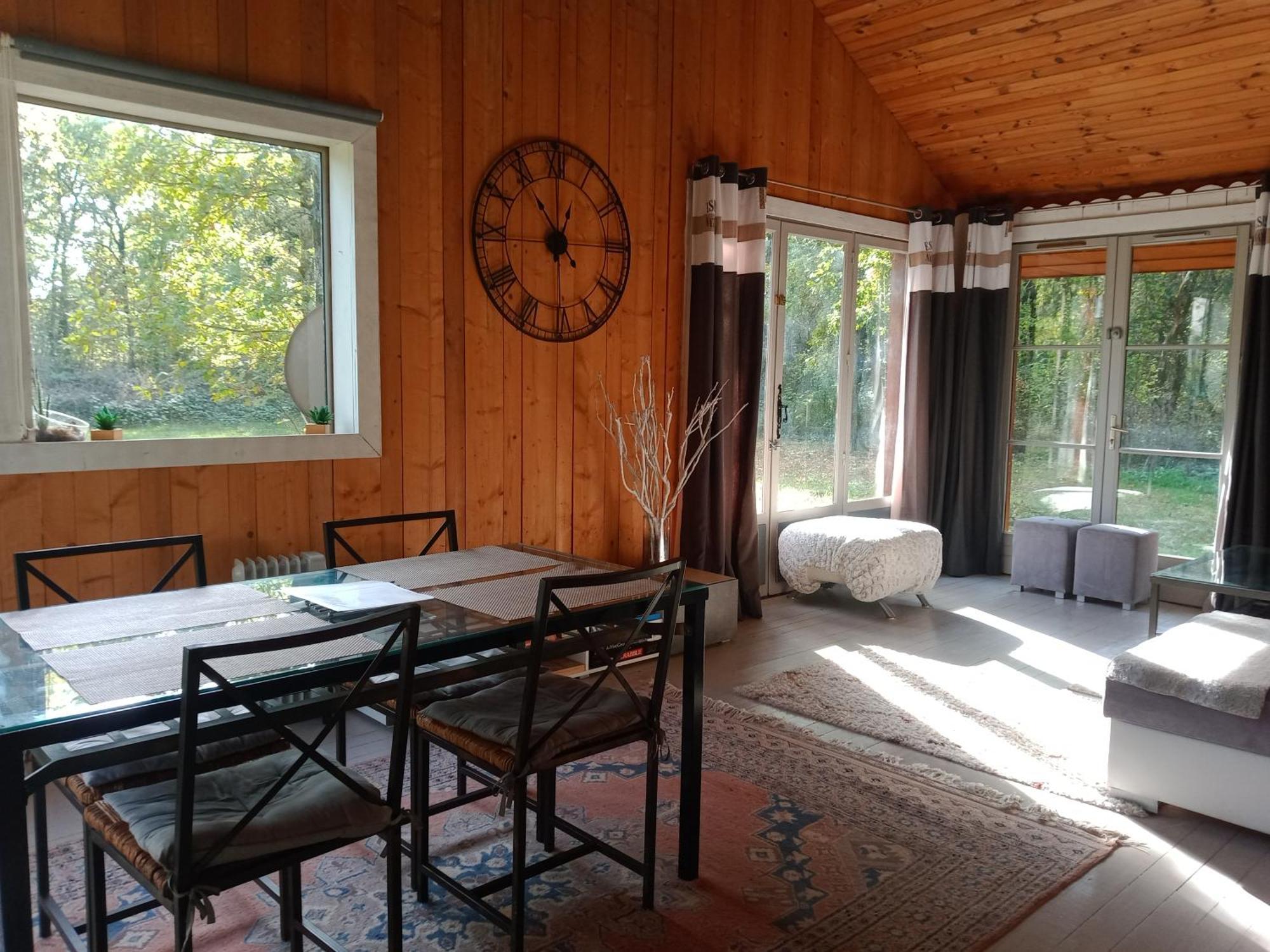 Chalet En Foret, Brame Du Cerf Valpuiseaux Kamer foto
